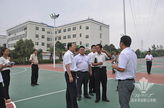 西安海棠学院篮球场改建工程顺利通过施工检验并正式交付使用