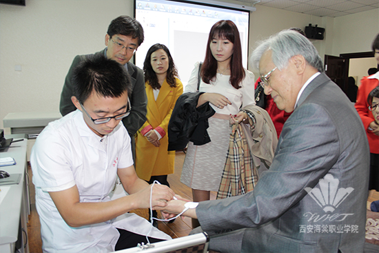 西安海棠学院迎来韩国启明文化大学金南硕校长一行参观考察